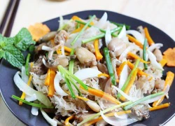 [Chế biến] - Bún khô xào ếch