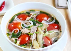 [Chế biến] - Bún thịt nấu chua