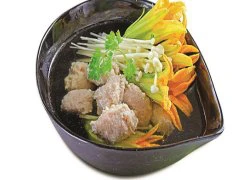 [Chế biến] - Canh bông bí, kim châm và giò sống