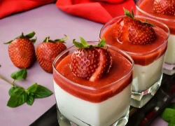 [Chế biến] - Mousse dâu tây và sô cô la trắng