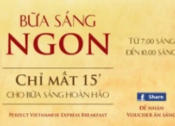 Combo bữa sáng từ Quán Ăn Ngon