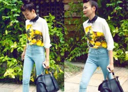 Diện quần jeans &#8216;chất&#8217; như Thanh Hằng