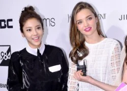 Diva xứ Hàn 'ngả mũ' trước vẻ đẹp của Miranda Kerr