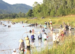 Độc đáo lễ hội đánh cá Đồng Hoa