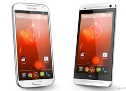 Galaxy S4 và HTC One Google Edition bắt đầu được bán