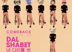 Khoe chân và mặt thú, Dal Shabet gây shock với MV teaser