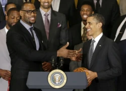 Miami Heat được Tổng thống Obama chúc mừng sau chức vô địch thứ 2 liên tiếp