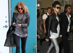 Miley liên tục 'đụng' style với Rihanna