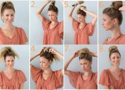 Mùa hè năng động với tóc Top-knot