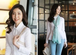 Nàng công sở kiêu kỳ với sơ mi peplum