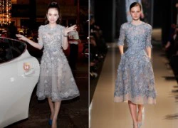 Nghi án Angela Phương Trinh mặc váy nhái của Elie Saab