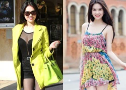 Ngọc Trinh và những bộ cánh dạo phố hút mắt