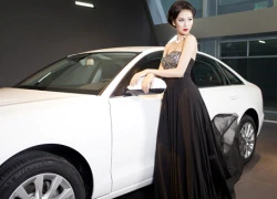 Người đẹp kiêu sa bên Audi A6