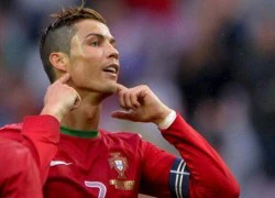 Ronaldo "tự sướng" khoe đầu chất nghệ