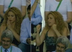 Shakira cầu nguyện cho Pique ghi bàn