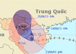 Tâm bão giật cấp 11-12 sắp vào đất liền