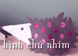 Tấm thiệp nhím con gửi lời yêu thương đến "ai đó"