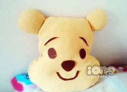 Tận dụng áo cũ thành gối gấu Pooh mềm mại