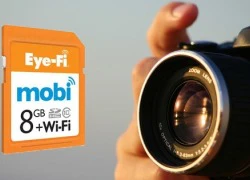 Thẻ nhớ mới cho phép chuyển ảnh từ camera sang thiết bị di động bằng sóng Wi-Fi