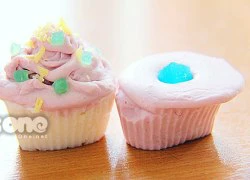 Tự chế xà bông cupcake xinh yêu