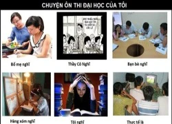 Ảnh chế nhân vật kiếm hiệp cũng thi đại học