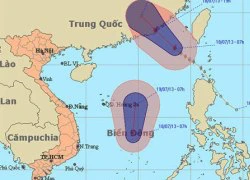 Bão hướng Trung Quốc, biển Đông có thêm áp thấp nhiệt đới