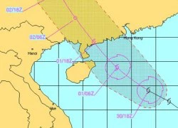 Bão Rumbia mạnh cấp 9 trên biển Đông