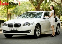 Cao Thùy Dương đẹp nhẹ nhàng cùng xế cưng BMW