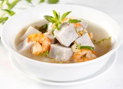 [Chế biến] - Canh tôm khoai môn