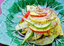 [Chế biến] - Salad táo và lê