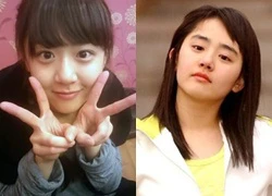 Chùm ảnh Moon Geun Young khoe mặt mộc trẻ con