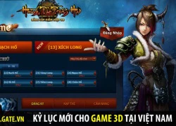 Hoành Tảo Thiên Hạ lập kỷ lục mới cho game 3D kiếm hiệp