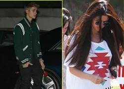 Justin Bieber cầm hoa hồng dự sinh nhật Selena Gomez