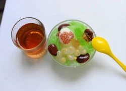 Lạ miệng với chè Cendol - Panna Cotta tại quán Min Bông