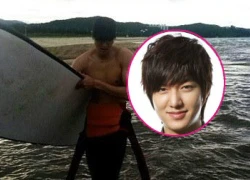 Lee Min Ho ngực trần khoe cơ thể săn chắc