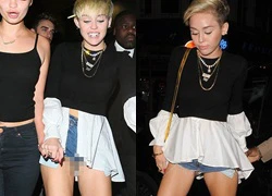 Miley Cyrus bị soi vì mặc quần quá ngắn