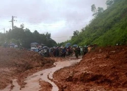 Mưa lớn kèm lũ quét tại Hà Giang