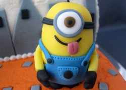 Nặn nhóc Minion bằng fondant trang trí bánh cực nhắng