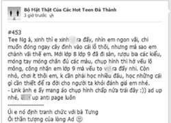 Nữ sinh tự tử vì... trang Facebook "Bộ mặt thật của các Hot teen Đà Thành"