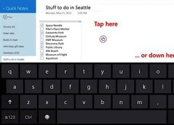 OneNote cho Windows 8 được cập nhật giúp tích hợp Office 365, cải tiến bàn phím cảm ứng