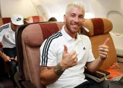 Ramos trình làng kiểu tóc bạch kim lạ lẫm