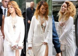 Rihanna mặc hớ hênh nhất tuần lễ thời trang Paris