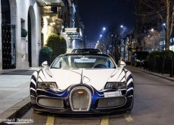 Siêu xe Bugatti Veyron bản gốm sứ trên đường phố Paris