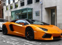 Siêu xe Lamborghini Aventador độ trên đường phố Manchester