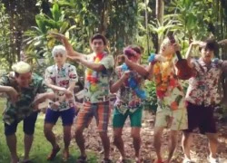 Super Junior tung clip nhảy Hawaii "cực khó đỡ"