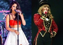 Taylor Swift, Selena Gomez... đỏ rực trong đêm pháo hoa