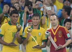 "Tiểu Pele" Neymar giành "Quả bóng vàng" Confed Cup 2013