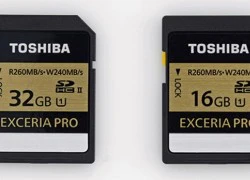 Toshiba ra mắt thẻ nhớ chép dữ liệu nhanh nhất thế giới