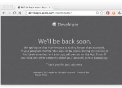 Trang web dành cho nhà phát triển của Apple bị tấn công