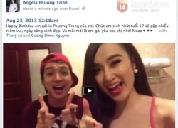 Angela Phương Trinh hát chúc mừng sinh nhật em gái